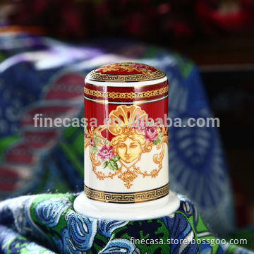 Luxury Fine Bone China Ceramic Toothpick Holder of Dream Wedding